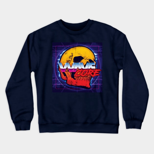 Wavecore Crewneck Sweatshirt by patrickkingart